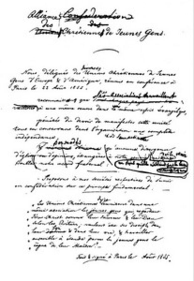 Original der Pariser Basis von 1855 Original der Pariser Basis von 1855